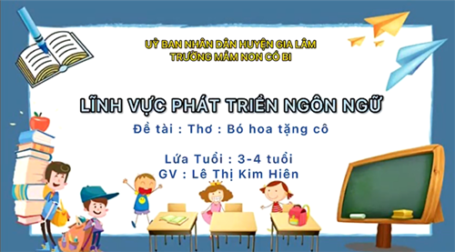 Thơ: Bó hoa tặng cô - MGB